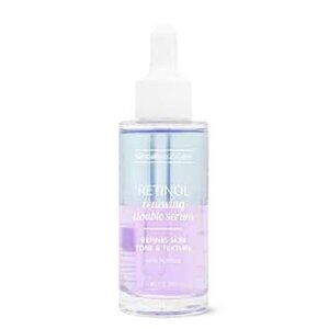 Global Beauty Care Retinol Renewing Double Serum with Peptides, 1.7 fl oz 50 ML
